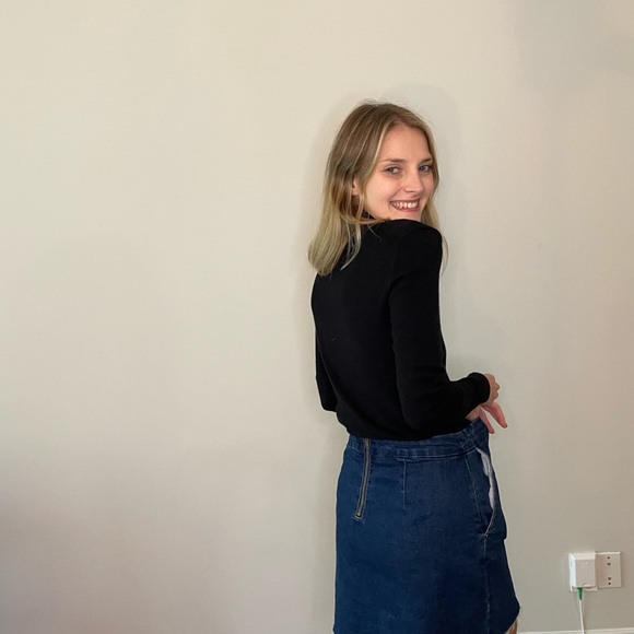 vintage jean skirt - Picture 11 of 12